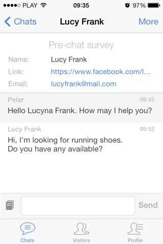 LiveChat screenshot 3