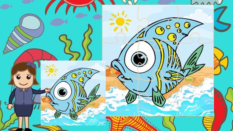 Preschool Fish Puzzles and Fun Baby Games for kids