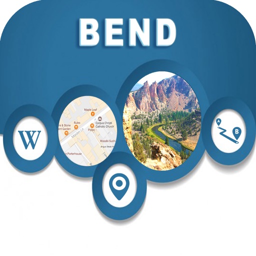 Bend OR USA Offline Map Navigation GUIDE icon