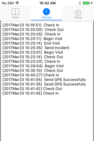 Remote Check In System screenshot 2