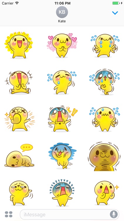 Mr.Powwaw Emoticon Stickers 3