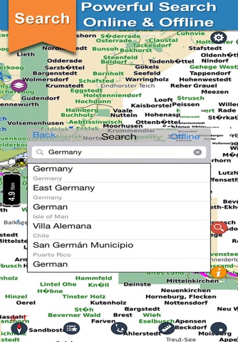 Boating Germany Nautical Chart screenshot 3
