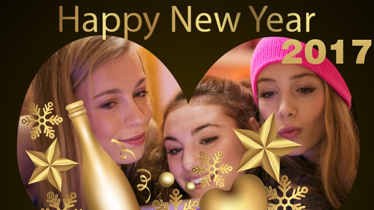 New Year Greetings Card & Frames screenshot-3