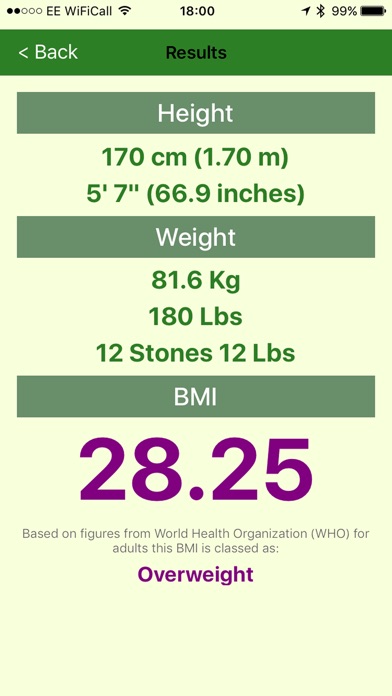 Bmi calc for athletes