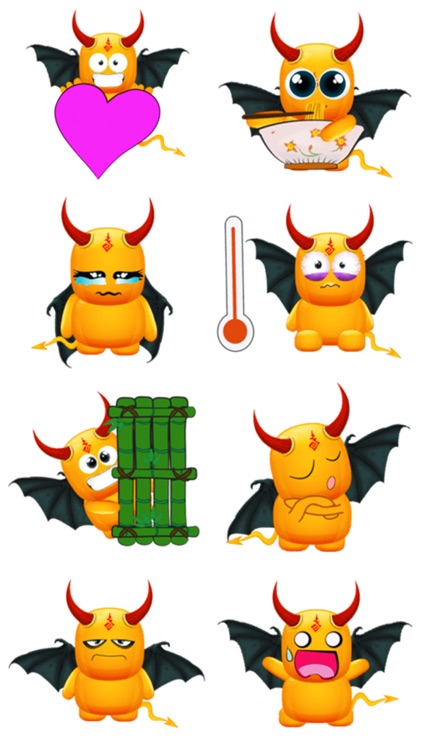 Cute Devil > Stickers Pack! by Nurlan Ispayev