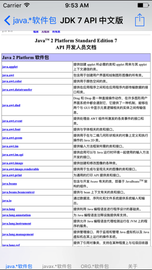 Java 7 API 开发人员参考文档 中文版(圖3)-速報App