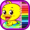 Coloring Book The Duck For Children