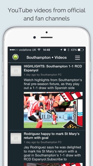 Sport RightNow - Southampton Edition(圖5)-速報App