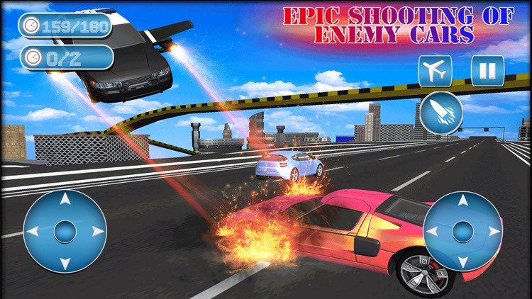 Flying Cars Police Battle Pro