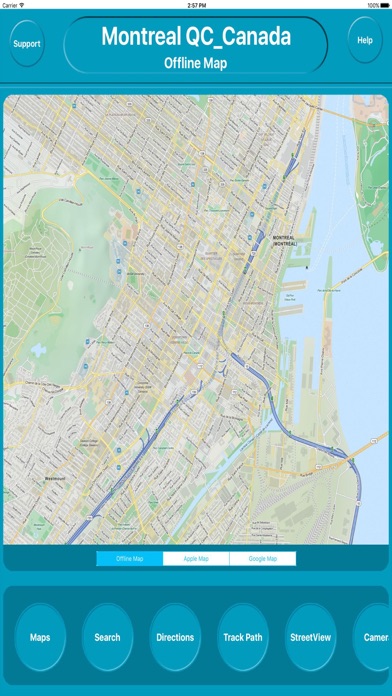 Montreal QC Canada Offline City Maps Navigation iPhone Montreal QC Canada Offline City Maps Navigation iPhone