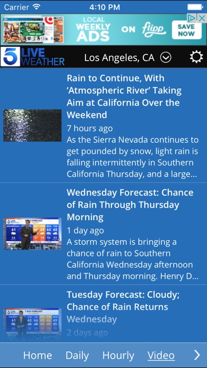 KTLA Los Angeles Weather