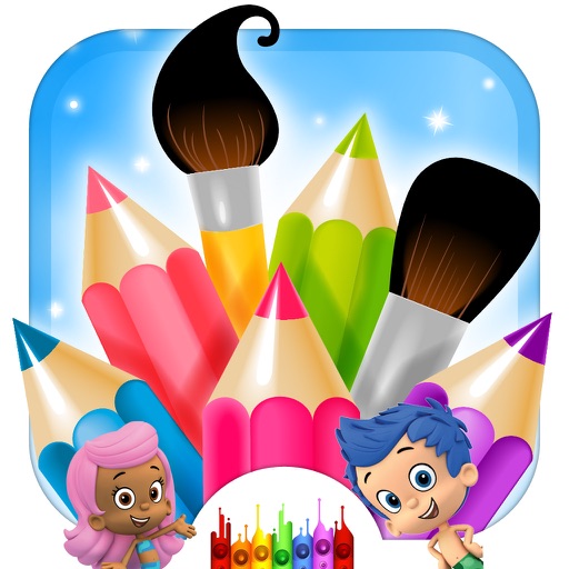 Bubble Guppies Coloring Pages iOS App