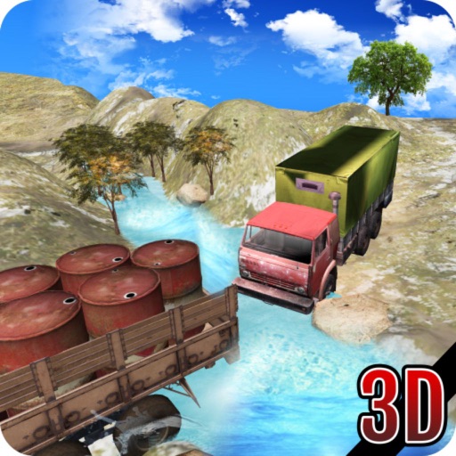 Drive 3D cargo army truck 2017 Icon