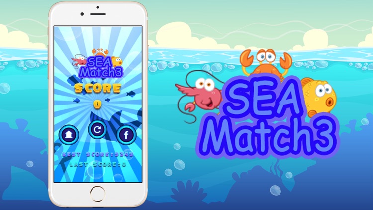 Sea Animal Match 3 Game