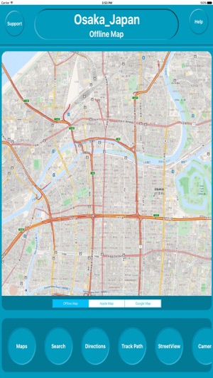 Osaka Japan Offline City Maps Navigation & Transit(圖1)-速報App