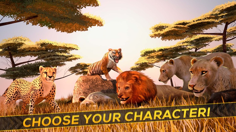 Wild Animal Simulator . Free Jungle Animals Racing