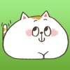 Chubby White Cat Emoji Stickers