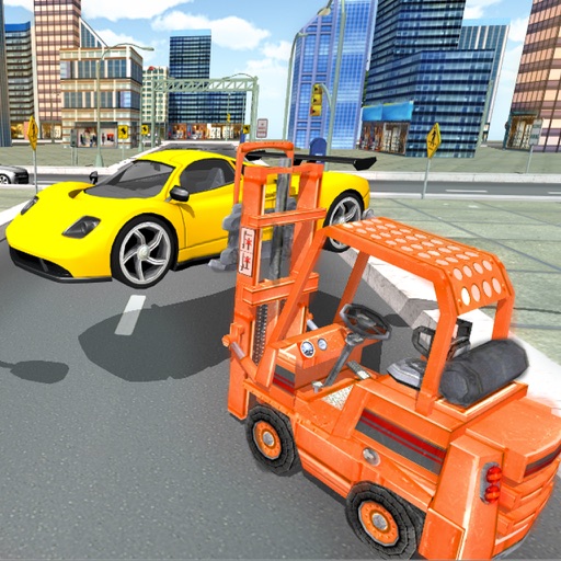 Real Car Traffic Forklift Simulator 3D Icon