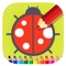 Free Kids Coloring Book Game Ladybug Version