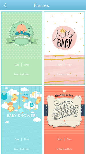 Baby Shower Invitation Cards Maker HD Pro(圖4)-速報App