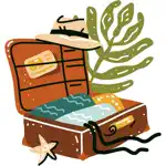 Let's Travel Vacation Stickers App Cancel