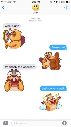 Cool Beaver Stickers(圖3)-速報App