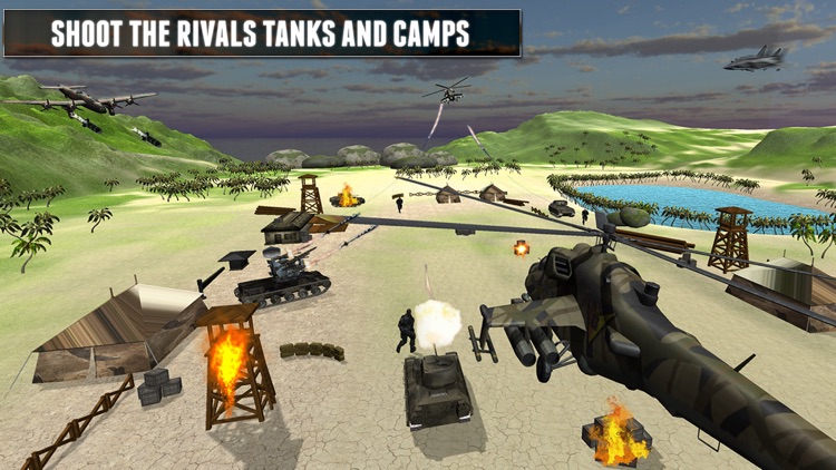 Helicopter Gunship Game Strike screenshot-3