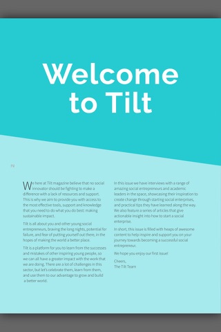 Tilt Mag for Impact Entrepreneurs screenshot 2