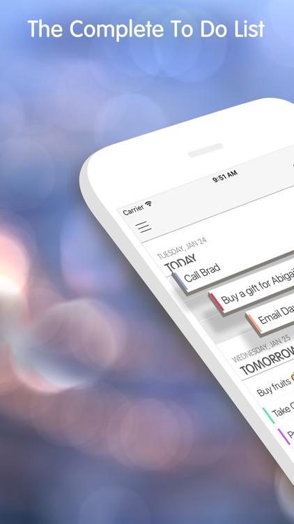 Complete to do list, task & grocery list, reminder