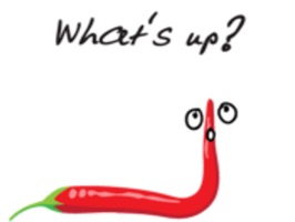 Hot Chili Pepper Talk stickers by wenpei