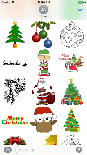 Christmas Stickers for iMessage.(圖1)-速報App