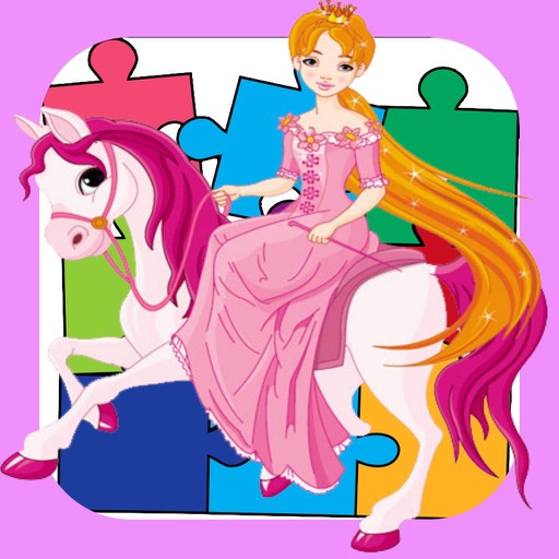 Princess Cartoon Jigsaw Puzzle for Girl and Kid HD Icon