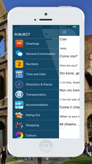 Communicate Italian Pocket(圖4)-速報App