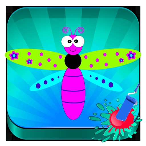 Toddler Animal puzzle jigsaw Dragon Fly for kids Icon