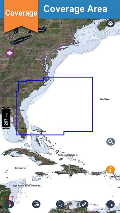 North Carolina offline nautical sailing charts