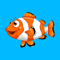 App Icon for Sea Animal Fish Nemo Stickers App in Brazil IOS App Store