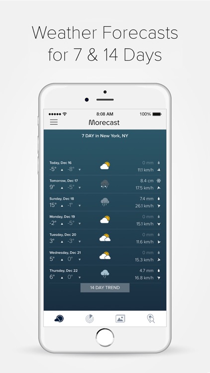 Weather - Radar - Storm with Morecast App