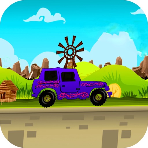Real Offroad Hill Climbing Racing 2D icon