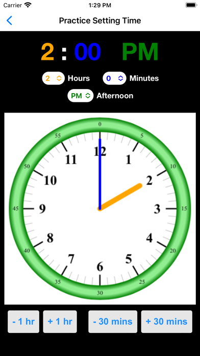 Practice Clock - Speak Time! Screenshots