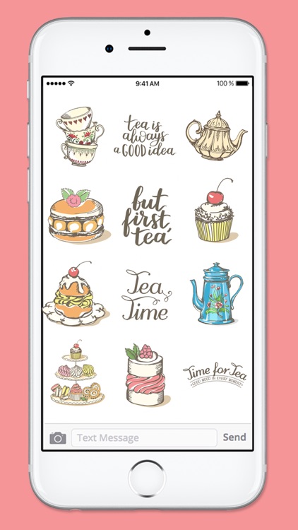 Tea and Cakes Sticker Pack