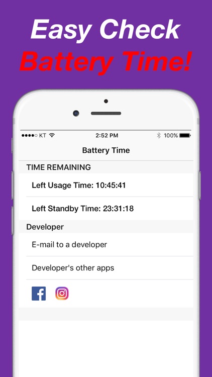 Fast Battery Time Lite -Left Standby or Usage Time