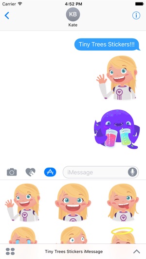 Tiny Trees Stickers for iMessage(圖1)-速報App