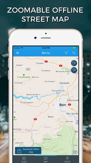 Berne Travel Guide with Offline Street Map(圖4)-速報App