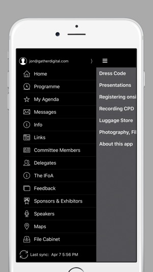 IFoA Conference App(圖3)-速報App