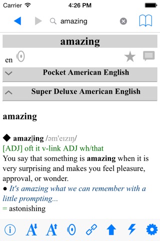 Super Deluxe American English Dictionary screenshot 4