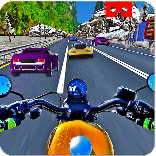 VR Crazy Bike Race: Traffic Racing Pro icon