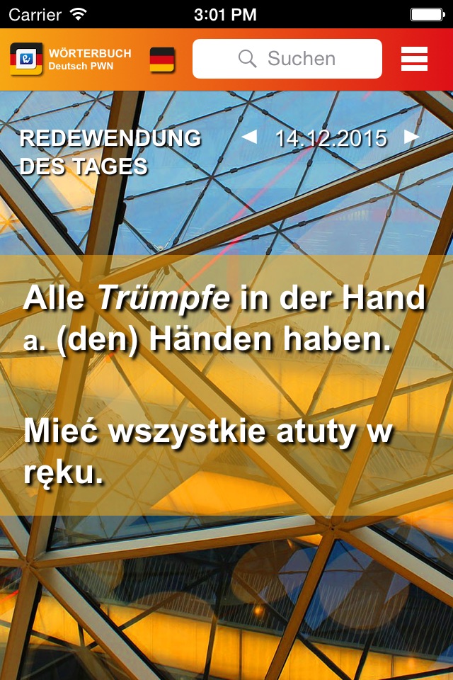 PWN Great German Dictionary screenshot 2