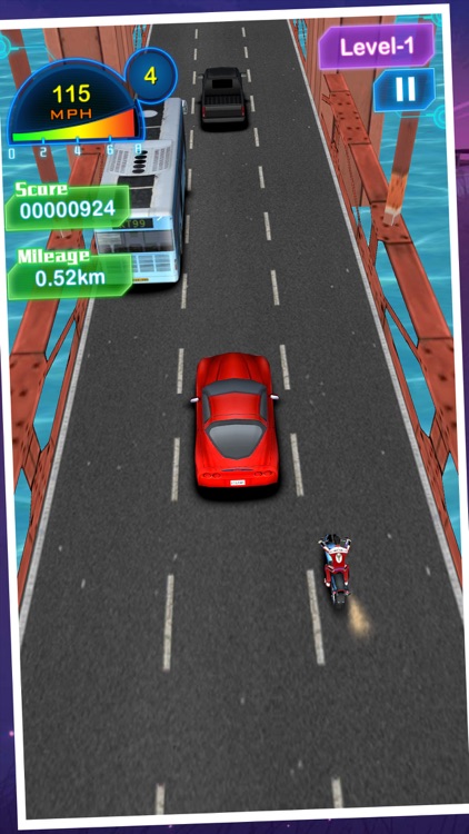 Road Rush - Motor Bike Racing, Traffic Rider screenshot-3