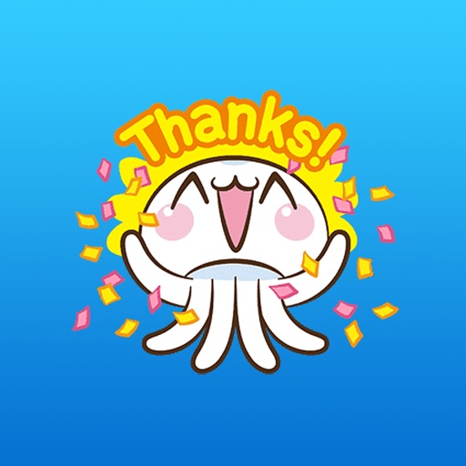 Willie The Cute Jellyfish Animated Stickers icon