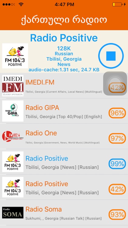 Radio Georgian screenshot-4